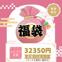 「2026新春福袋」 福袋 コスプレ　コスチューム　10点セット　コスプレ衣装　クリスマス　安い【入金後一週間程出荷可】