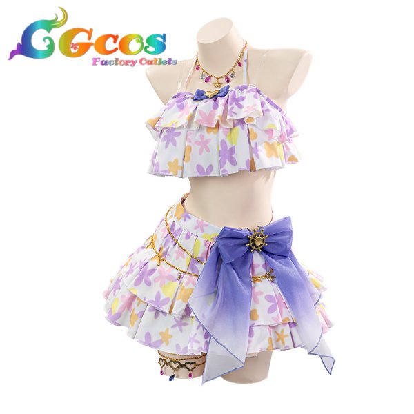 画像1: ウマ娘プリティーダービー　ヴィブロス　水着　コスプレ衣装 (1)