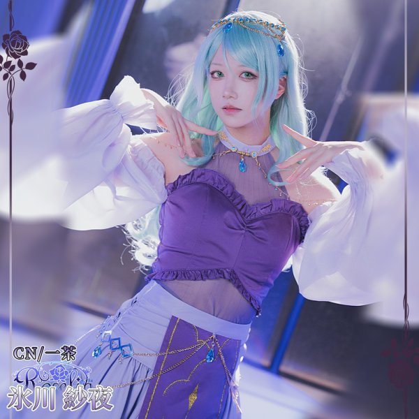 画像3: BanG Dream!（バンドリ！）　「Sei　stark」　ライブ衣装　氷川紗夜　コスプレ衣装 (3)