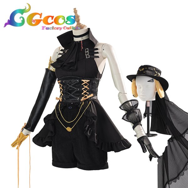 画像4: BanG Dream!（バンドリ！）　　Ave Mujica　三角初華　アークナイツ大陸版　コラボ衣装　コスプレ衣装 (4)