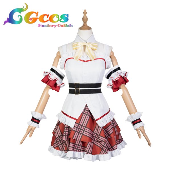 画像1: 学園アイドルマスター　学マス　花海咲季　藤田ことね　月村手毬　姫崎莉波　葛城リーリヤ　倉本千奈　有村麻央　紫雲清夏　秦谷美鈴　花海佑芽　十王星南　篠澤広　ローソンコラボ衣装　コスプレ衣装 (1)