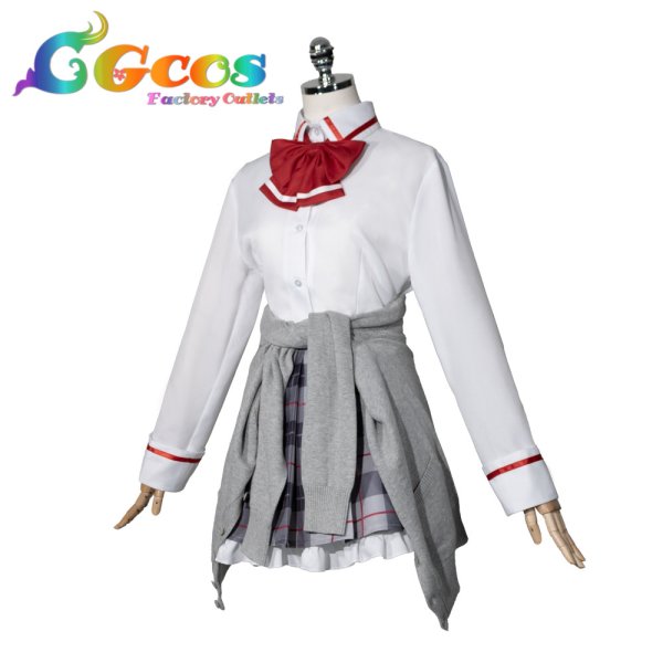 画像2: 「わたしが恋人になれるわけないじゃん、ムリムリ！（※ムリじゃなかった!）」　王塚真唯　甘織れな子　制服　コスプレ衣装 (2)