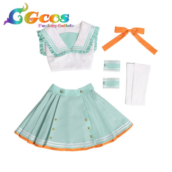 画像6: バーチャルYouTuber　Vtuber　大空スバル　セーラー衣装　コスプレ衣装 (6)