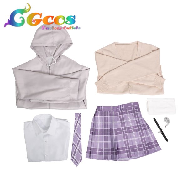 画像6: バーチャルYouTuber　Vtuber　胡桃のあ　制服　コスプレ衣装 (6)