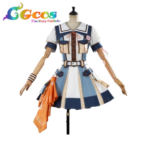 画像1: 新作予約　ラブライブ！スーパースター!!　Liella! 7thライブテーマソング 「OPEN THE G☆TE!!!」　澁谷かのん　唐可可　嵐千砂都　平安名すみれ　葉月恋　コスプレ衣装　事前予約で25%オフ (1)