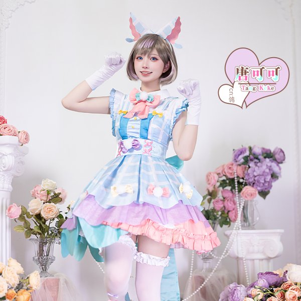 画像3: 一部在庫　ラブライブ！スーパースター!!　Liella!　絶対的LOVER　唐可可　コスプレ衣装 (3)