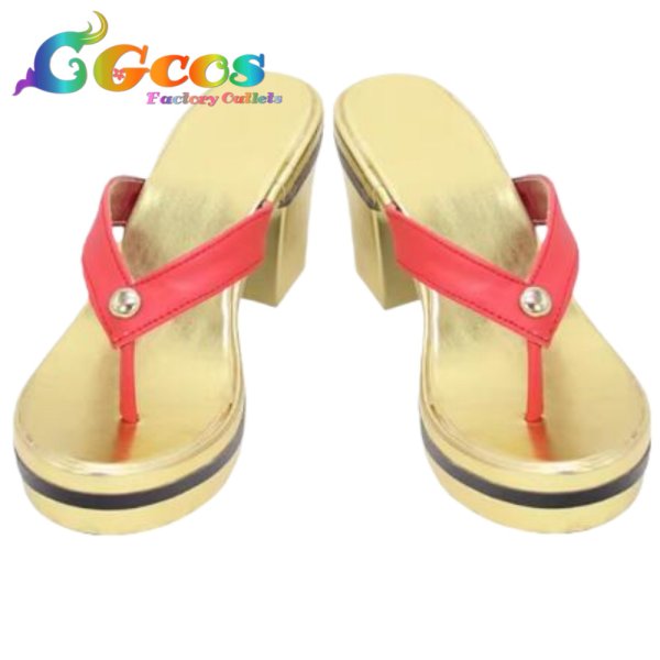 画像1: 原神　げんしん　コスプレ靴　雷電将軍　コスプレブーツ　コスプレ衣装 (1)