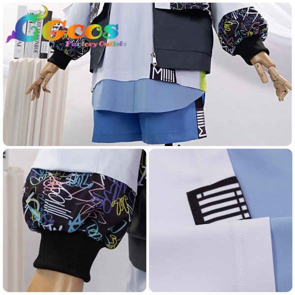 画像6: BanG Dream!（バンドリ！）　 Poppin'Party×MyGO!!!!!　合同ライブ衣装　高松燈　コスプレ衣装 (6)