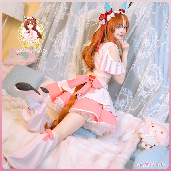 画像2: 一部在庫　ウマ娘プリティーダービー　めにしゅき♡ラッシュっしゅ！　スティルインラブ　コスプレ衣装 (2)