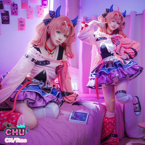 画像5: BanG Dream!（バンドリ！）　RAISE A SUILEN（RAS）　スキ・キライ　チュチュ　コスプレ衣装 (5)