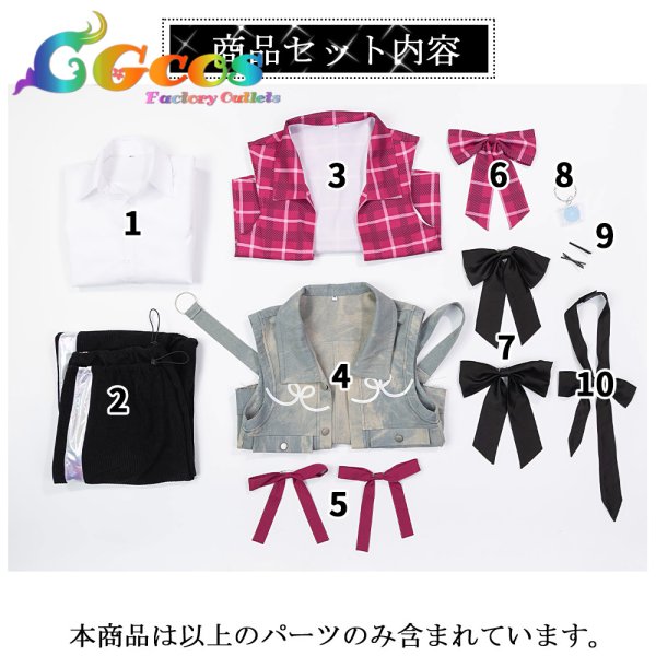 画像8: バーチャルYouTuber　VTuber　VOLTACTION 3rd Anniversary　渡会　雲雀　コスプレ衣装 (8)