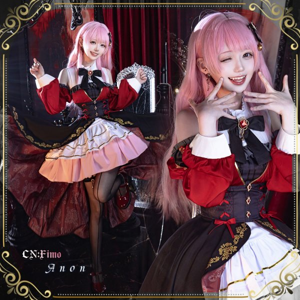 画像3: 一部在庫　バンドリ！　It's MyGO!!!!! 　繋ぐアンカー　千早愛音　コスプレ衣装 (3)