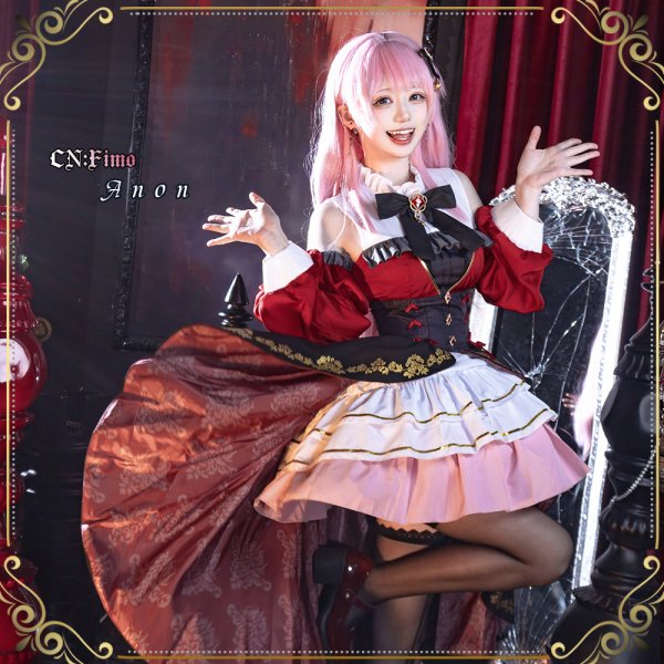 画像5: 一部在庫　バンドリ！　It's MyGO!!!!! 　繋ぐアンカー　千早愛音　コスプレ衣装 (5)