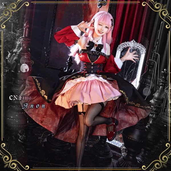 画像6: 一部在庫　バンドリ！　It's MyGO!!!!! 　繋ぐアンカー　千早愛音　コスプレ衣装 (6)