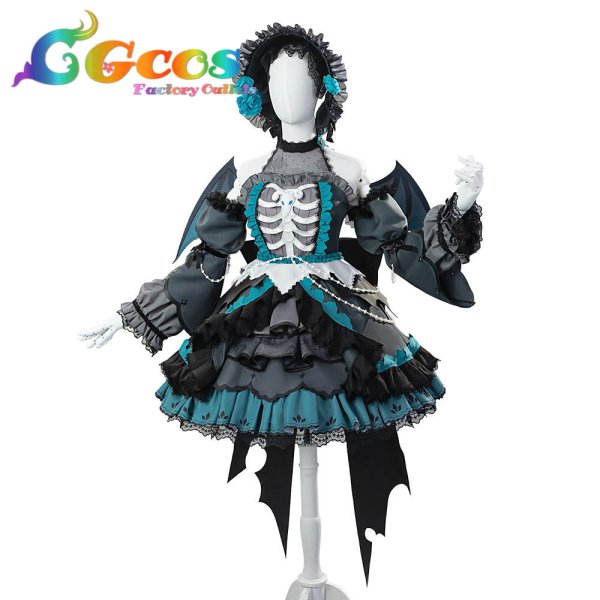 画像1: BanG Dream!（バンドリ！）　RAISE A SUILEN　RAS　ロック　闇に光を　朝日六花　コスプレ衣装 (1)