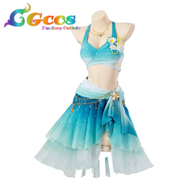 画像1: ウマ娘プリティーダービー　波間のエメラルド　サイレンススズカ　コスプレ衣装 (1)