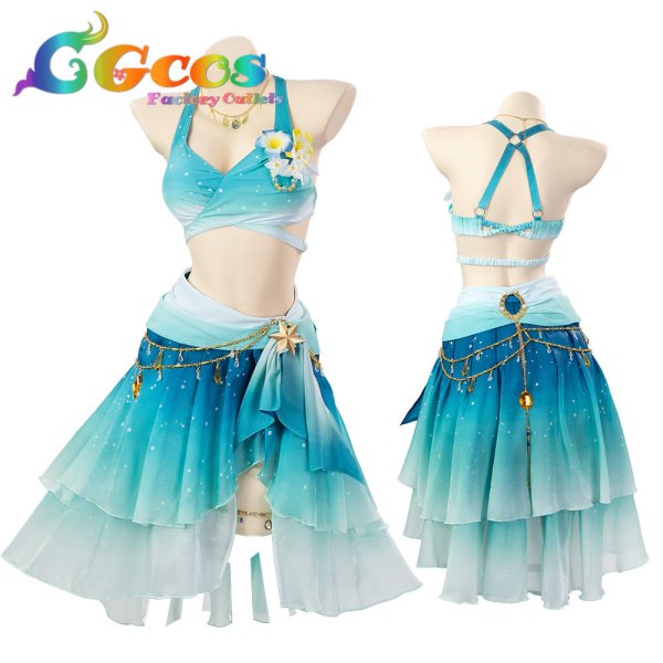 画像3: ウマ娘プリティーダービー　波間のエメラルド　サイレンススズカ　コスプレ衣装 (3)