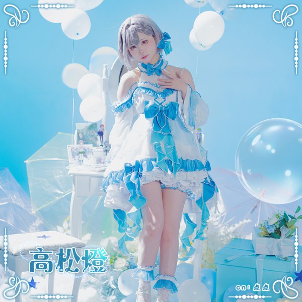 画像5: BanG Dream!（バンドリ！）　MyGO!!!!!　バースデー衣装　高松燈　コスプレ衣装 (5)