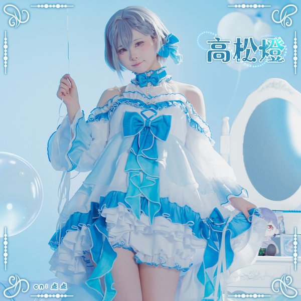 画像1: BanG Dream!（バンドリ！）　MyGO!!!!!　バースデー衣装　高松燈　コスプレ衣装 (1)