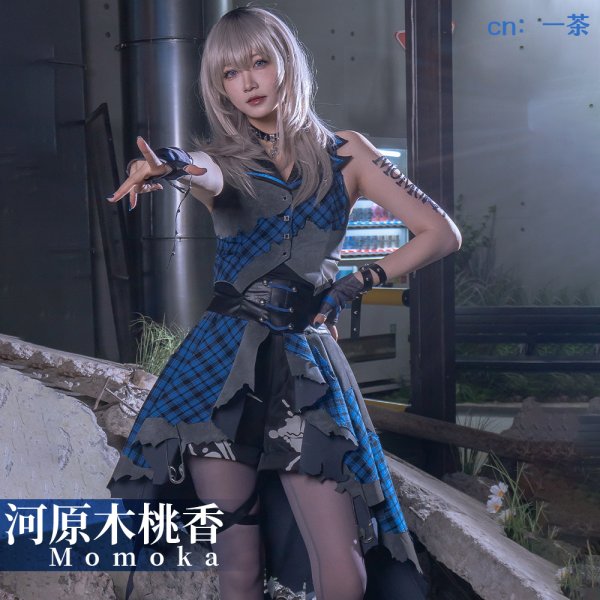 画像4: ガールズバンドクライ POP UP SHOP　河原木桃香　コスプレ衣装 (4)