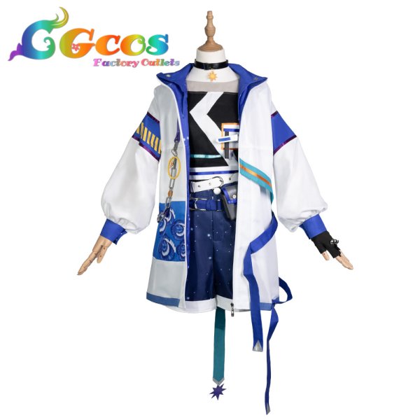 画像1: あんさんぶるスターズ　弾ける星しずく　冴霧笑主　フィーチャースカウト　コスプレ衣装 (1)