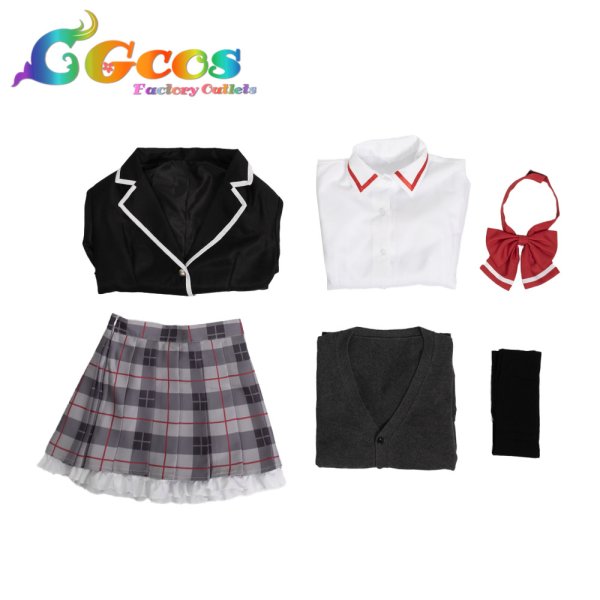 画像7: 「わたしが恋人になれるわけないじゃん、ムリムリ！（※ムリじゃなかった!）」　王塚真唯　制服　コスプレ衣装 (7)