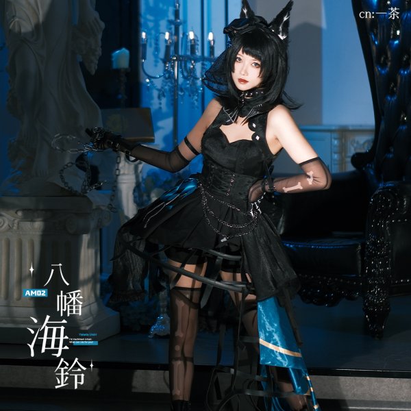 画像3: BanG Dream!（バンドリ！）　　Ave Mujica　八幡海鈴　アークナイツ大陸版　コラボ衣装　コスプレ衣装 (3)