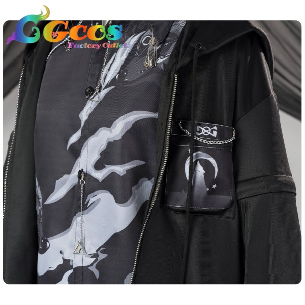 画像6: バーチャル YouTuber　にじさんじ  パンク風　小柳ロウ　新衣装　コスプレ衣装 (6)