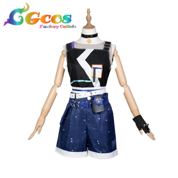 画像5: あんさんぶるスターズ　弾ける星しずく　冴霧笑主　フィーチャースカウト　コスプレ衣装 (5)