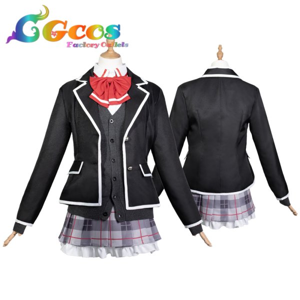 画像1: 「わたしが恋人になれるわけないじゃん、ムリムリ！（※ムリじゃなかった!）」　王塚真唯　制服　コスプレ衣装 (1)