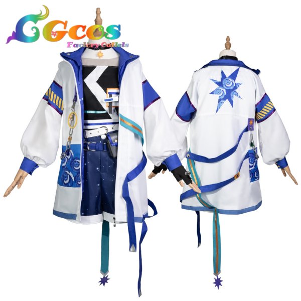 画像6: あんさんぶるスターズ　弾ける星しずく　冴霧笑主　フィーチャースカウト　コスプレ衣装 (6)