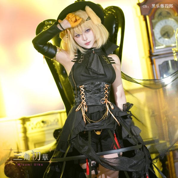 画像6: BanG Dream!（バンドリ！）　　Ave Mujica　三角初華　アークナイツ大陸版　コラボ衣装　コスプレ衣装 (6)