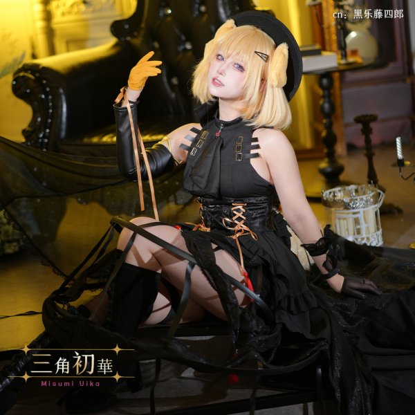 画像2: BanG Dream!（バンドリ！）　　Ave Mujica　三角初華　アークナイツ大陸版　コラボ衣装　コスプレ衣装 (2)