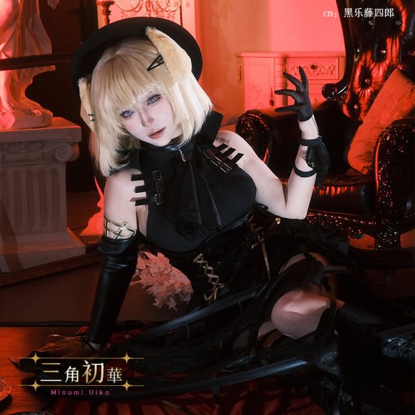 画像3: BanG Dream!（バンドリ！）　　Ave Mujica　三角初華　アークナイツ大陸版　コラボ衣装　コスプレ衣装 (3)