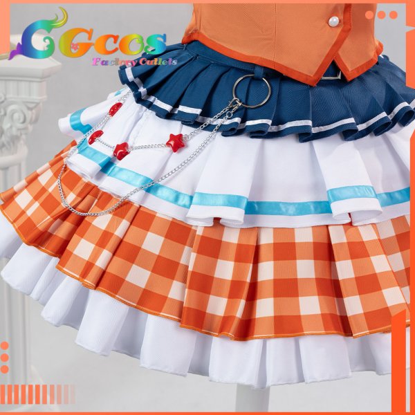 画像6: BanG Dream!（バンドリ！）　poppin'party　シーズン3衣装　戸山香澄　コスプレ衣装 (6)