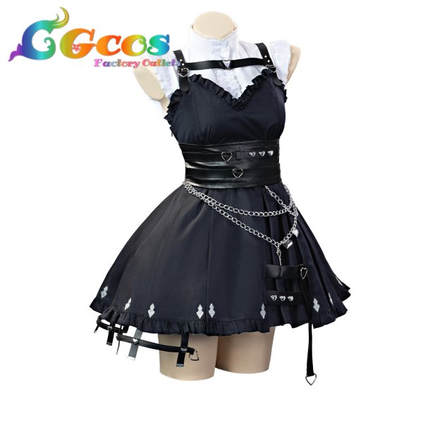 画像4: バーチャルYouTuber　Vtuber　遠藤　Reimu　地雷系衣装　コスプレ衣装 (4)