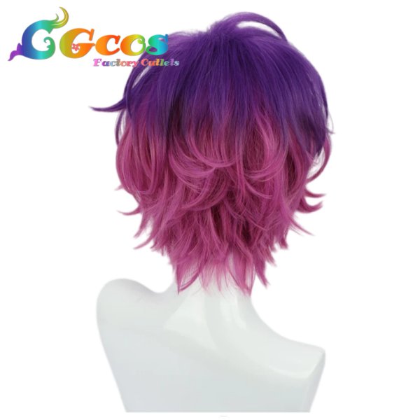 画像3: バーチャルYouTuber　VTuber　ウィッグ　Uki Violeta　浮奇ヴィオレタ　コスプレ衣装 (3)