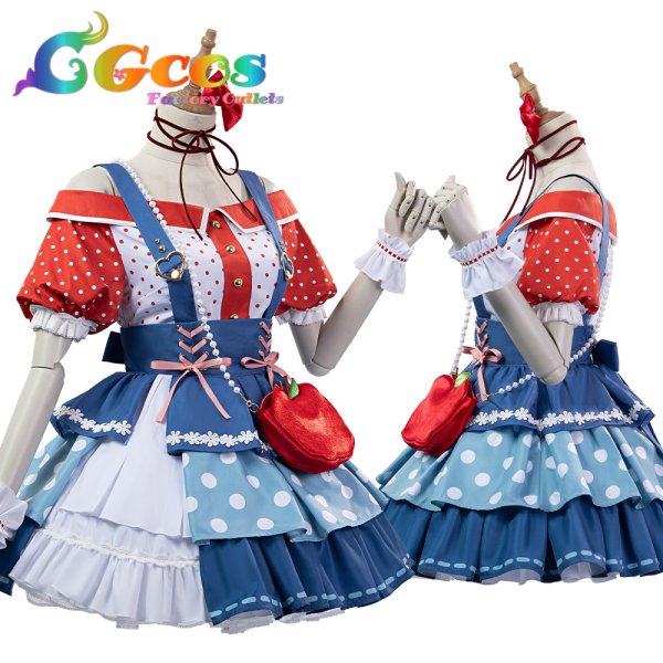 画像6: BanG Dream!（バンドリ！）　Poppin'Party　さあ、扉を開いて！　戸山香澄　コスプレ衣装 (6)