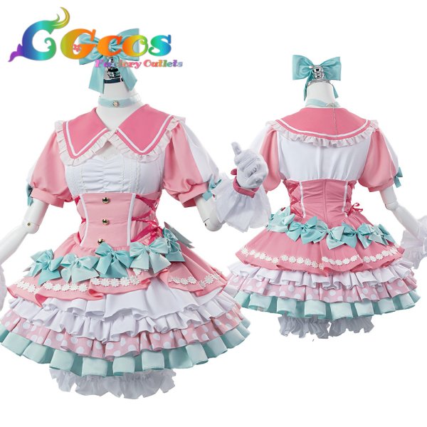 画像3: BanG Dream!（バンドリ！）　Pastel＊Palettes　ふわふわハート?　丸山彩　コスプレ衣装 (3)