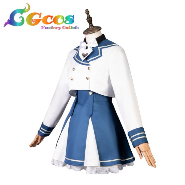 画像4: バーチャルYouTuber　Vtuber　 ぶいすぽっ！　 VSPO!　英リサ　制服衣装　コスプレ衣装 (4)