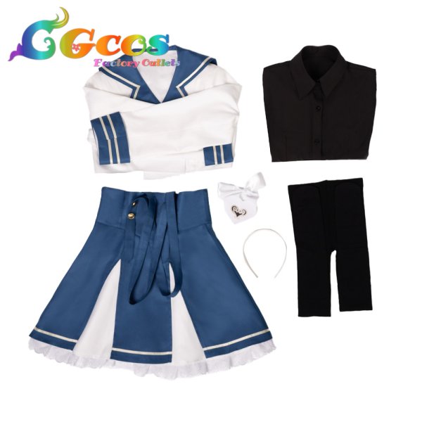 画像7: バーチャルYouTuber　Vtuber　 ぶいすぽっ！　 VSPO!　英リサ　制服衣装　コスプレ衣装 (7)