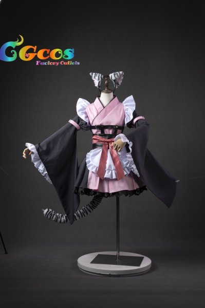 画像2: 新作予約　超かぐや姫!　駒沢乃依　耳と尻尾付き　コスプレ衣装（製作決定）　事前予約で25%オフ (2)