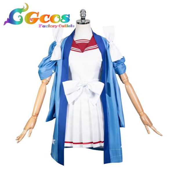 画像1: ブルーアーカイブ　不破レンゲ　コスプレ衣装 (1)