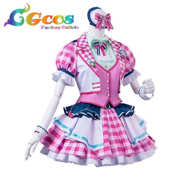 画像1: BanG Dream!（バンドリ！）　poppin'party　シーズン3衣装　牛込りみ　コスプレ衣装 (1)