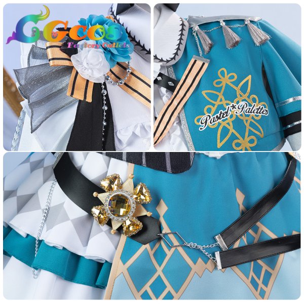 画像8: BanG Dream!（バンドリ！）　Pastel＊Palettes　守りたいからこそ　白鷺千聖　コスプレ衣装 (8)