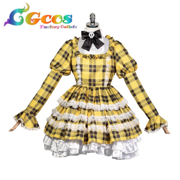 画像1: バーチャルYouTuber　Vtuber　ぶいすぽっ！　夜乃くろむ　 新衣装　コスプレ衣装 (1)