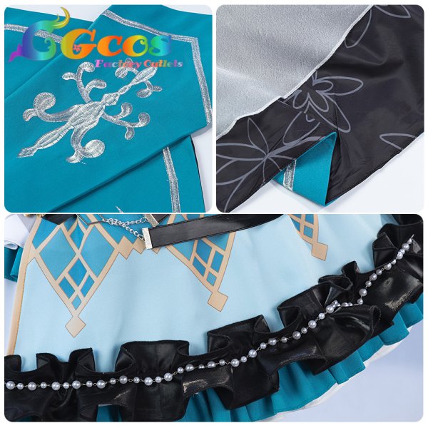 画像9: BanG Dream!（バンドリ！）　Pastel＊Palettes　守りたいからこそ　白鷺千聖　コスプレ衣装 (9)