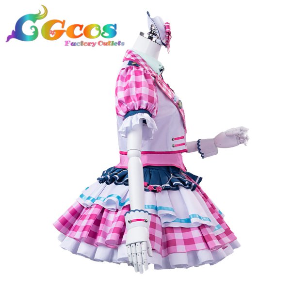 画像3: BanG Dream!（バンドリ！）　poppin'party　シーズン3衣装　牛込りみ　コスプレ衣装 (3)