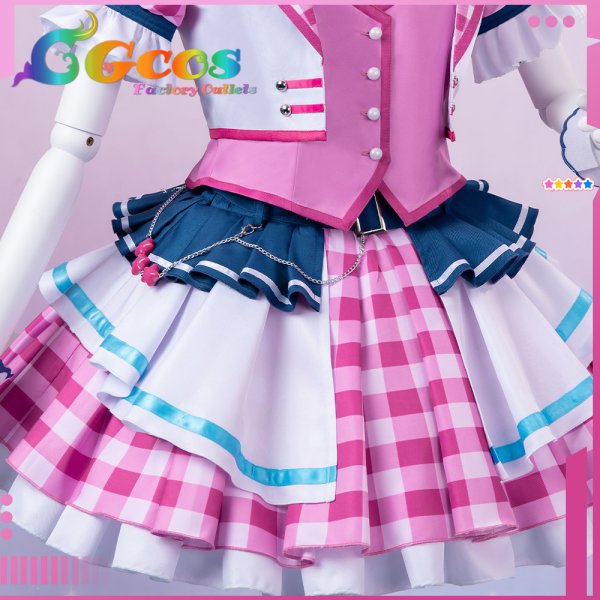 画像7: BanG Dream!（バンドリ！）　poppin'party　シーズン3衣装　牛込りみ　コスプレ衣装 (7)