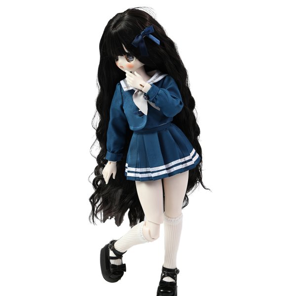 画像3: 在庫あり　BJDドール服　コスプレ　セーラー服セット　ネイビー制服コーデ　MDD対応 (3)